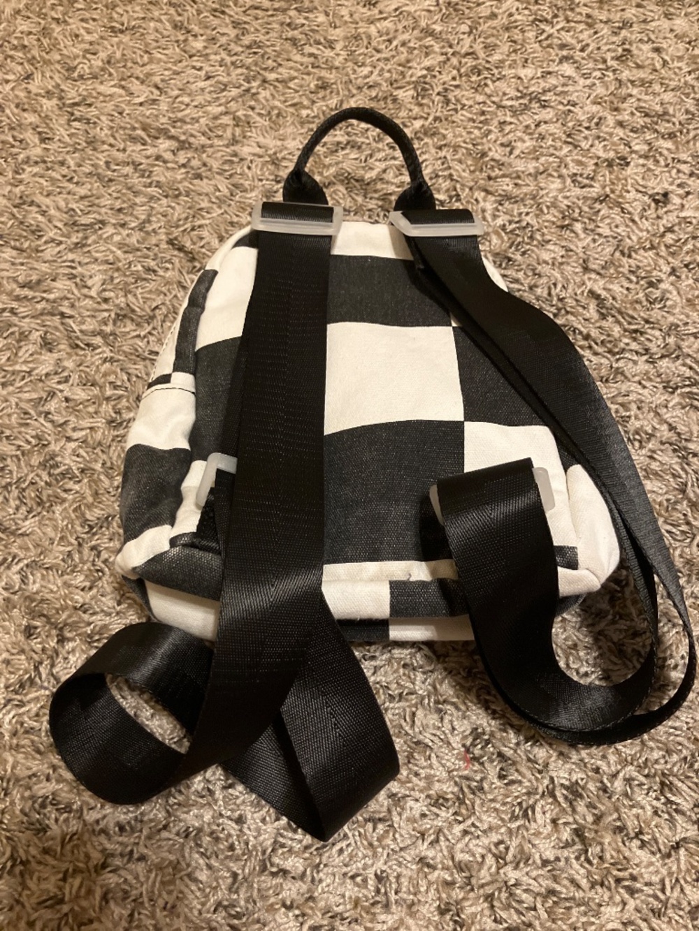 Checkered Mini Backback - Picture 2 of 4